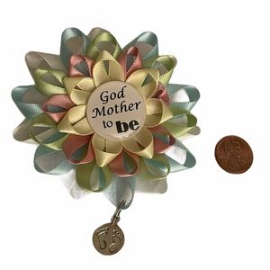 Godmother to be pin from godchild